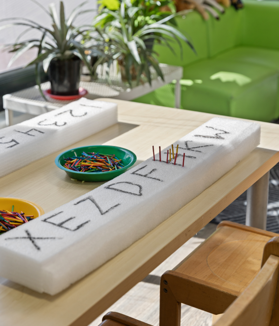 Arts and crafts area