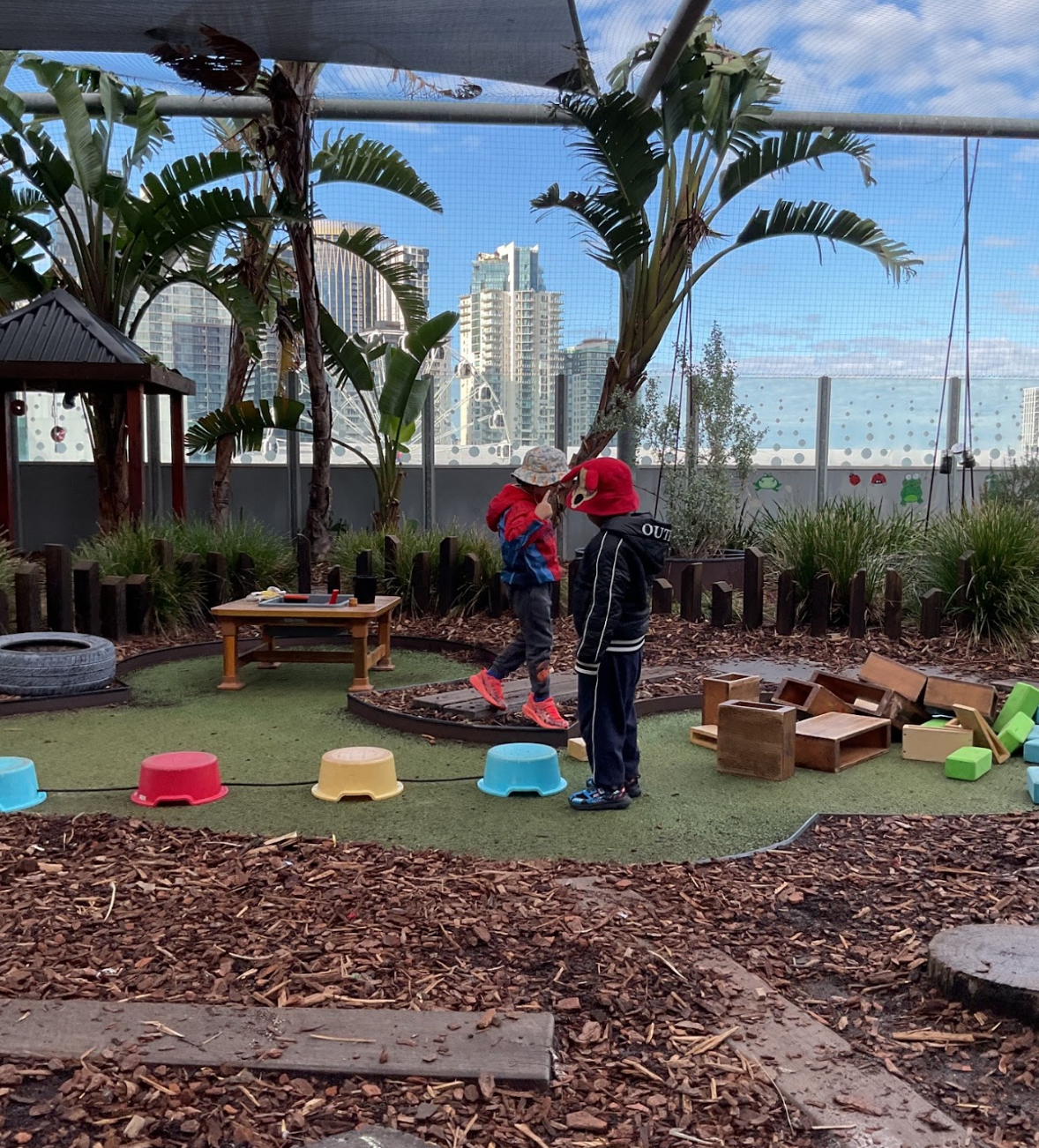 Outdoor play area