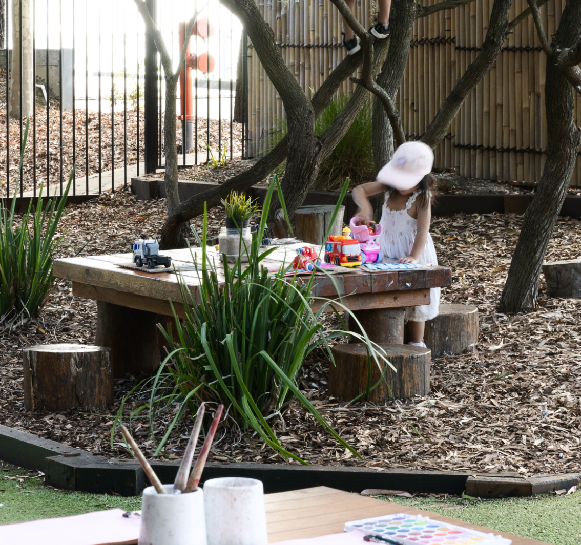 Outdoor play area